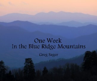One Week In the Blue Ridge Mountains book cover