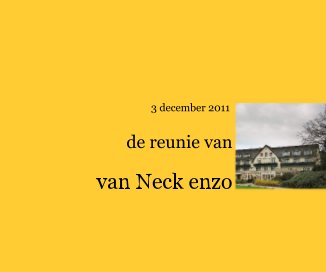 3 december 2011 de reunie van van Neck enzo book cover