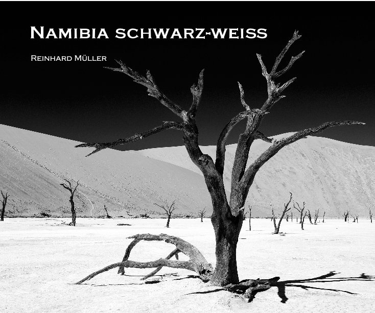 View Namibia schwarz-weiß by Reinhard Müller