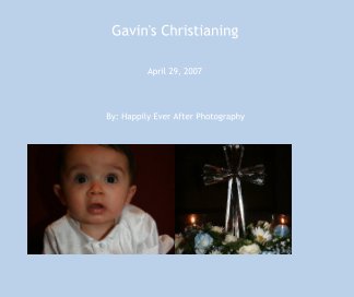 Gavin's Christianing book cover