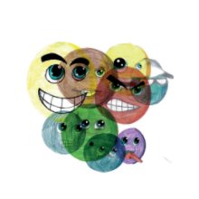 The moody smiley book cover