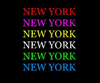 NEW YORK NEW YORK NEW YORK NEW YORK NEW YORK NEW YORK book cover