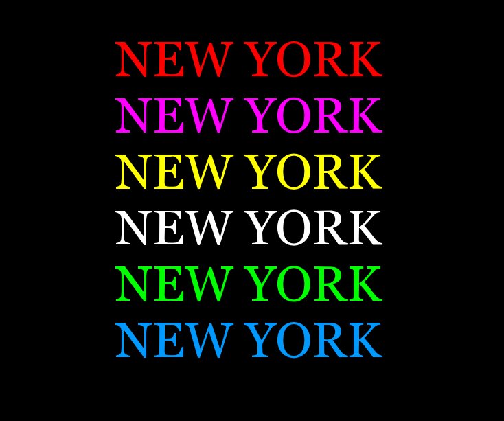 Ver NEW YORK NEW YORK NEW YORK NEW YORK NEW YORK NEW YORK por rjg