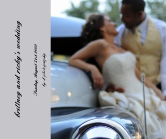 brittney and ricky's wedding book cover
