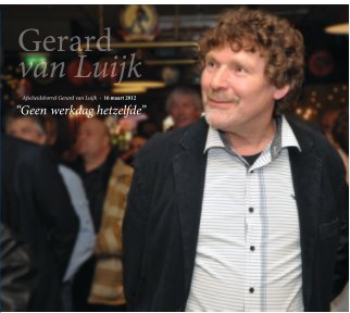 Afscheid Gerard van Luijk book cover