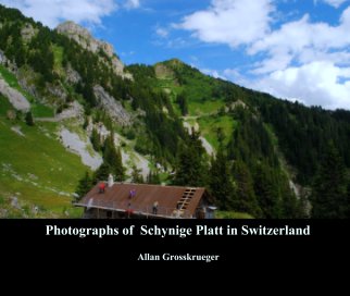 Photographs of  Schynige Platt in Switzerland book cover