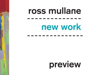 Ross Mullane New Work book cover