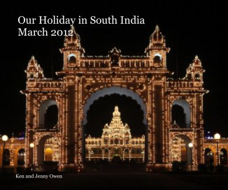 Our Holiday in South India March 2012 book cover