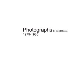 photographs 1979-85 book cover
