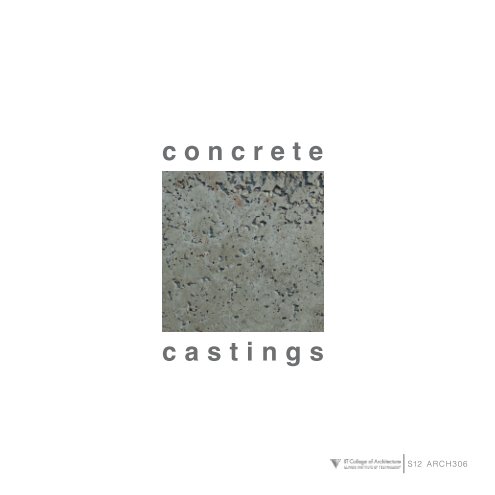 View Concrete Castings by ccordell