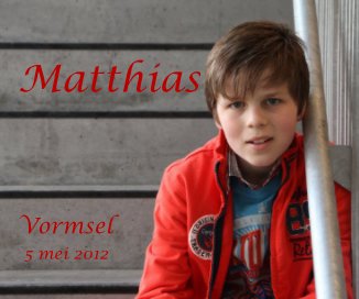 Matthias Vormsel 5 mei 2012 book cover