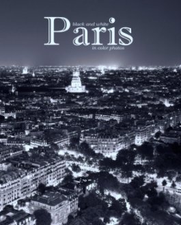 Black and White Paris in color photos book cover