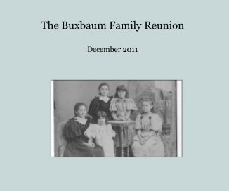 The Buxbaum Family Reunion book cover