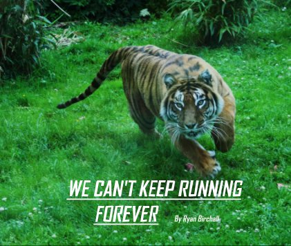 WE CAN'T KEEP RUNNING FOREVER By Ryan Birchall book cover