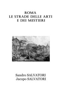 ROMA LE STRADE DELLE ARTI E DEI MESTIERI book cover