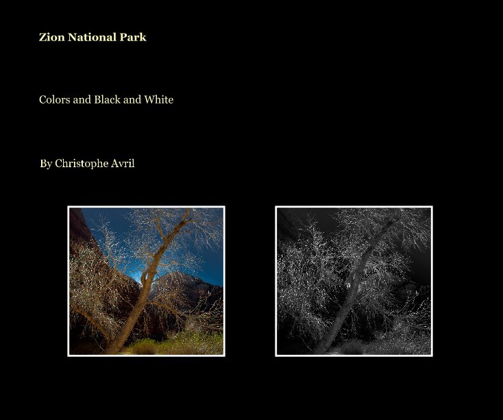 Ver Zion National Park por Christophe Avril