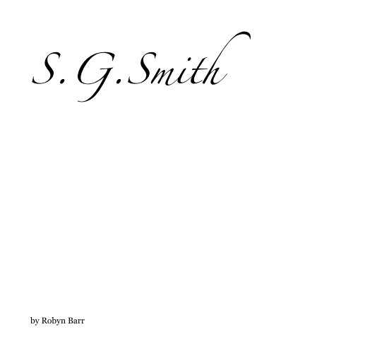 Visualizza S.G.Smith di Robyn Barr