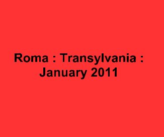 Roma : Transylvania : January 2011 book cover