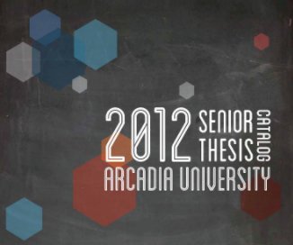 2012 Senior Thesis Catalog ebook book cover