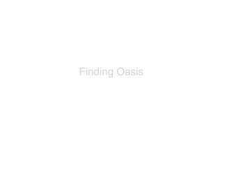 Finding Oasis book cover