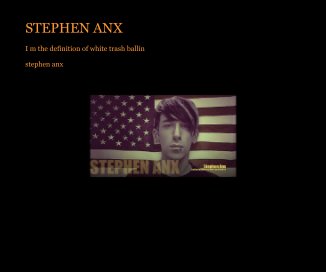 STEPHEN ANX book cover