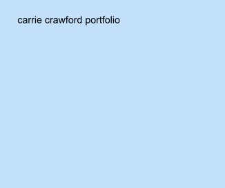 carrie crawford portfolio book cover