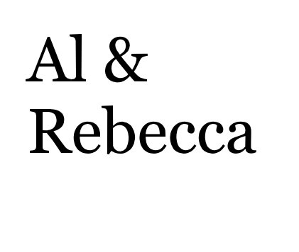 Al & Rebecca book cover