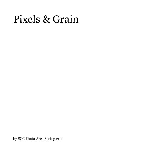 View Pixels & Grain:  Spring 2011 by SCC Photo Area