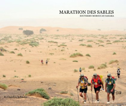 MARATHON DES SABLES SOUTHERN MOROCCAN SAHARA 2012 book cover