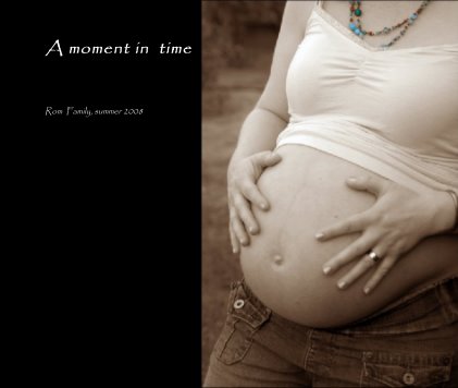 A moment in  time book cover