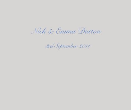 Nick & Emma Dutton book cover