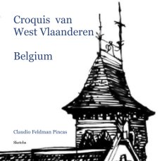 Croquis van West Vlaanderen Belgium book cover