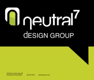 Neutral 7 design catalog book cover