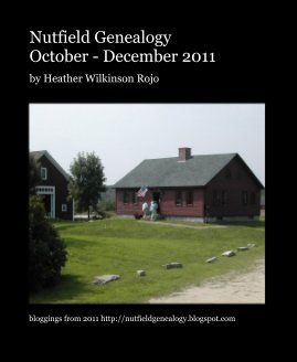 Nutfield Genealogy October - December 2011 book cover