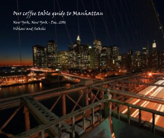 Our coffee table guide to Manhattan book cover