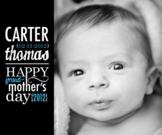 "CARTER thomas"
a mother's day gift for grandma book cover