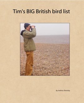 Tim's BIG British bird list book cover