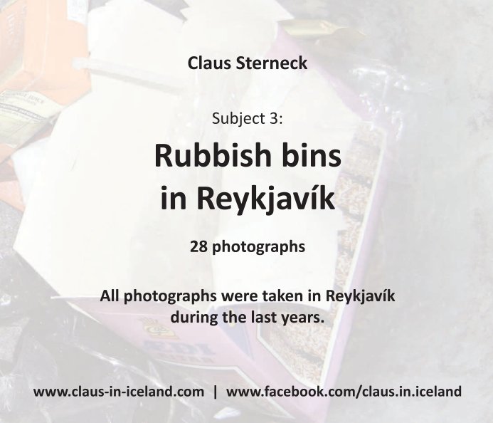 Bekijk Subject 3: Rubbish bins in Reykjavík op Claus Sterneck