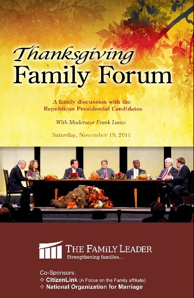 Bekijk Thanksgiving Family Forum 5x8 version op Mentionable