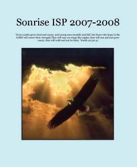 Sonrise ISP 2007-2008 book cover