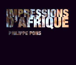 Impression d'Afrique book cover