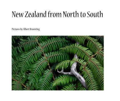 new zealand from north to south book cover
