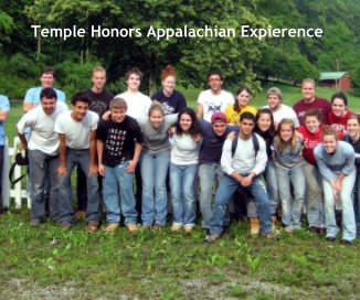 Temple Honors Appalachian Expierence book cover