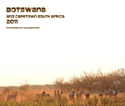 BOTSWANA and capetown south africa 2011 book cover