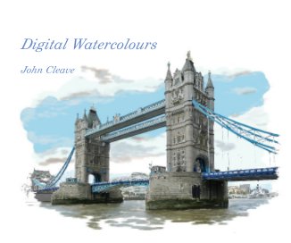 Digital Watercolours John Cleave book cover