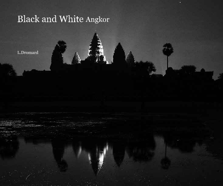View Black and White Angkor by L.Dromard