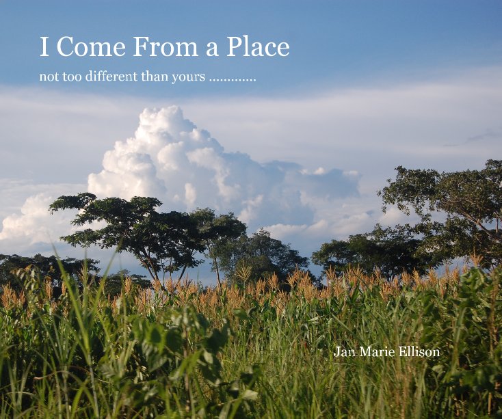 View I Come From a Place by Jan Marie Ellison