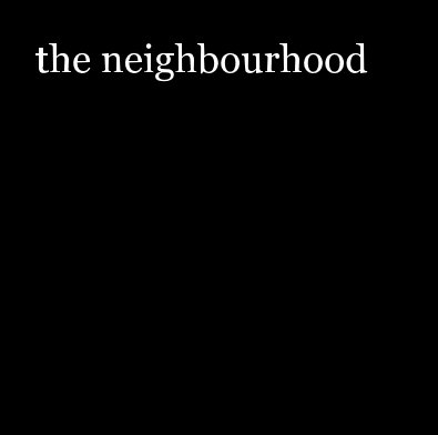 the neighbourhood book cover