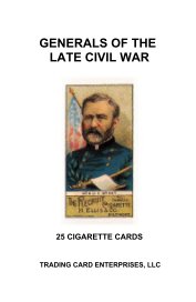 Generals Of The Late Civil War book cover