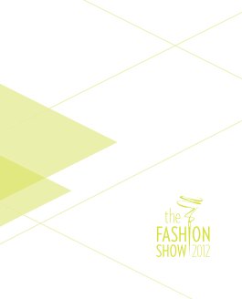 The Fashion Show 2012 Art Book book cover